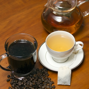 Coffee and Green Tea 