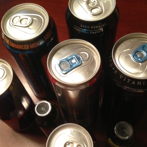 Energy Drinks - overhead