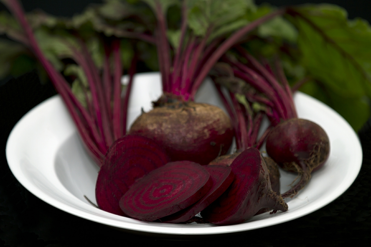 beets with one sliced