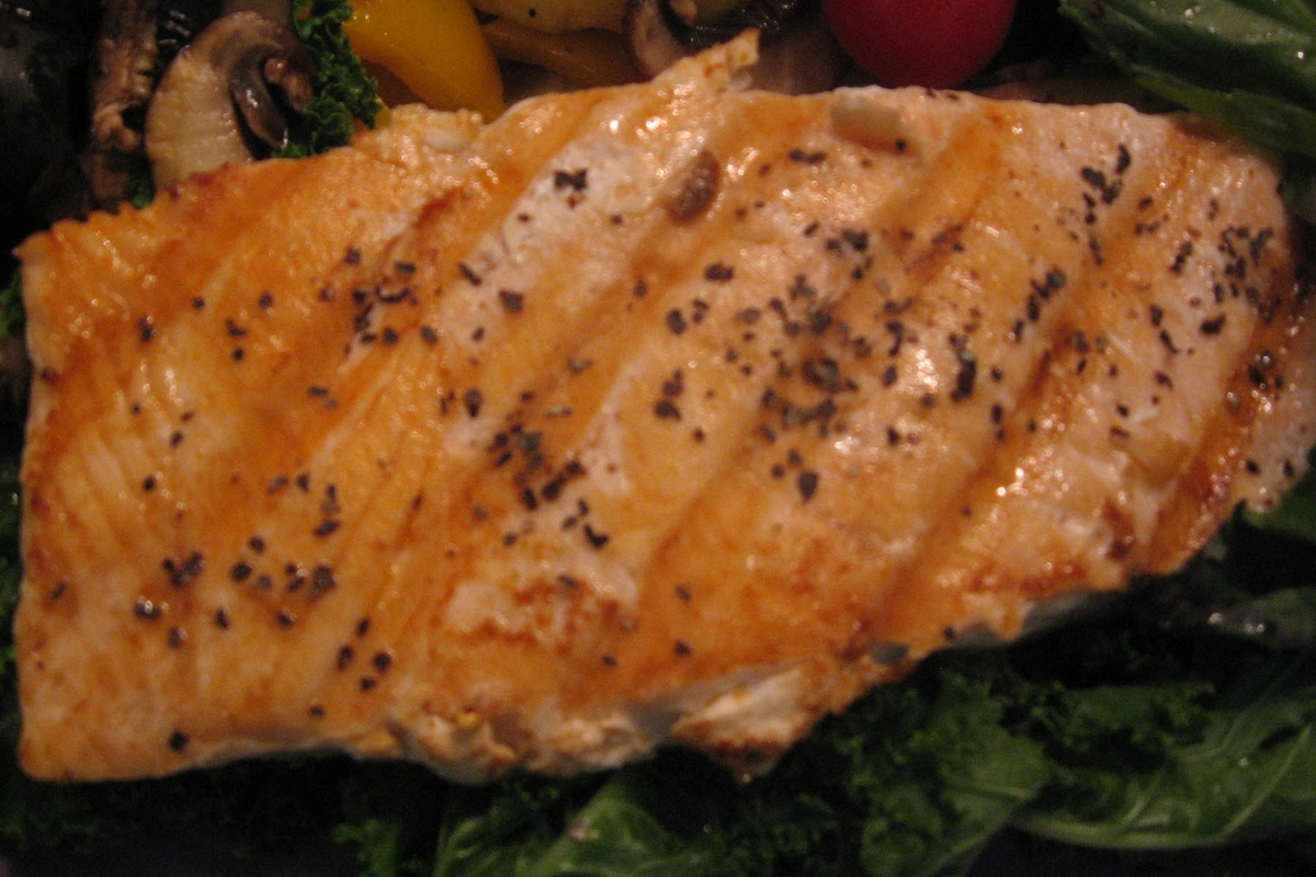 fish - grilled salmon