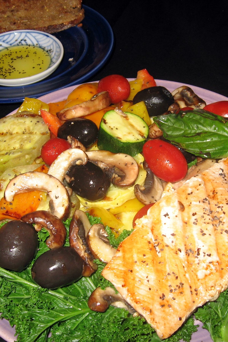 Mediterranean Diet dinner