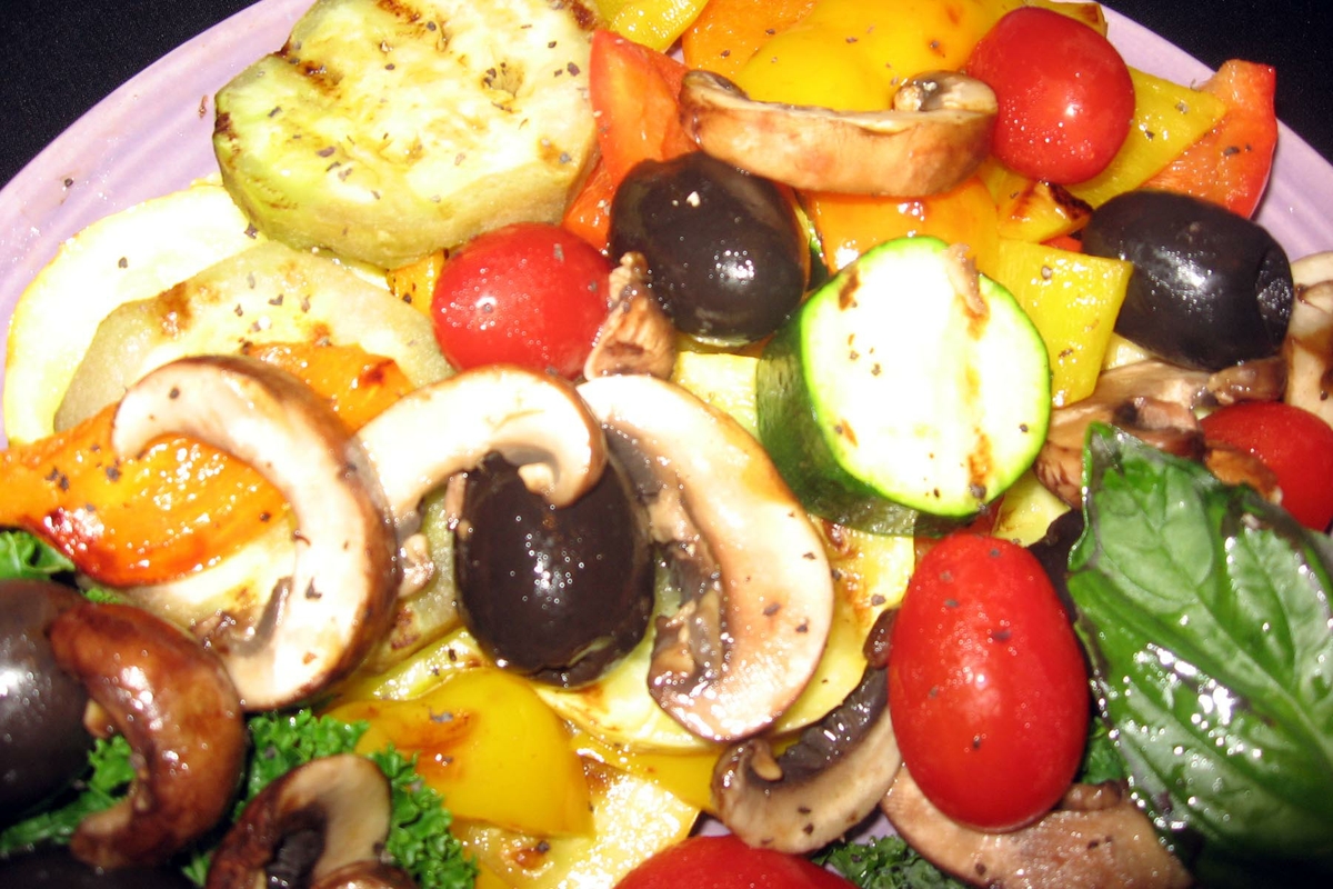 Mediterranean Diet grilled vegetables