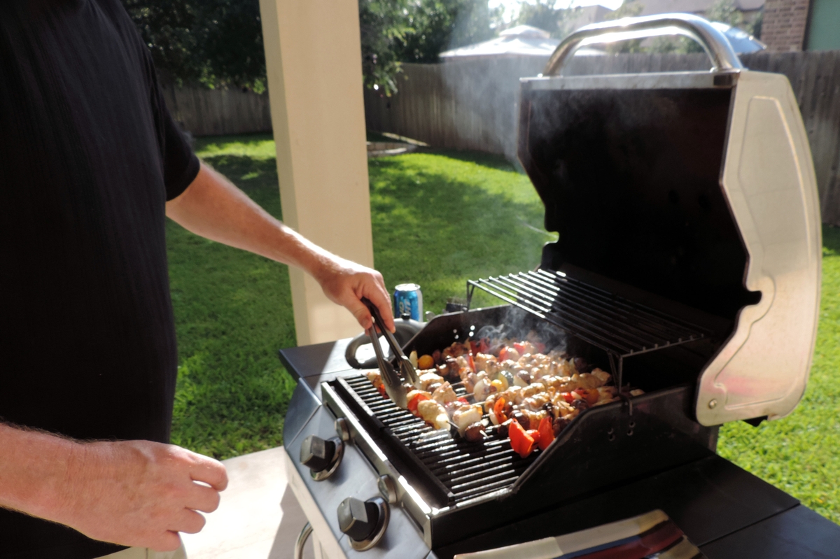 Grilling Chicken