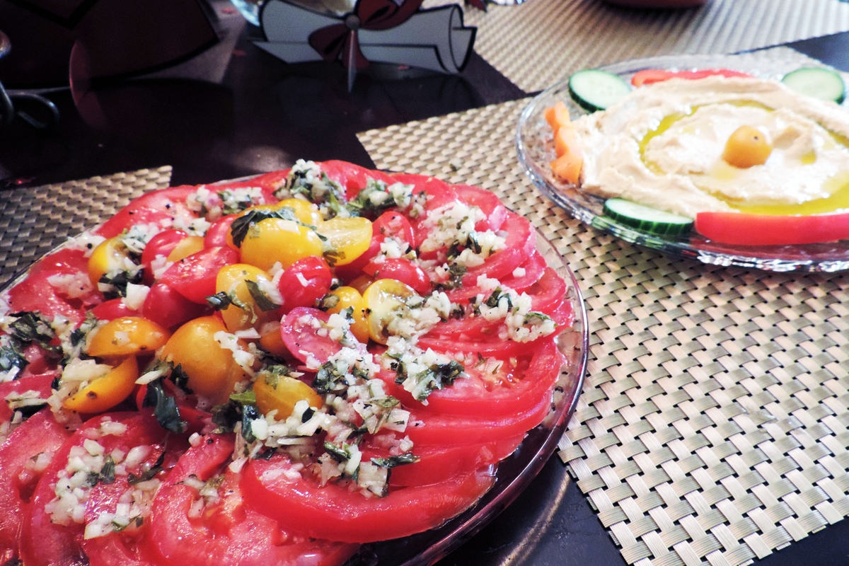 Tomatos with Goat Cheese