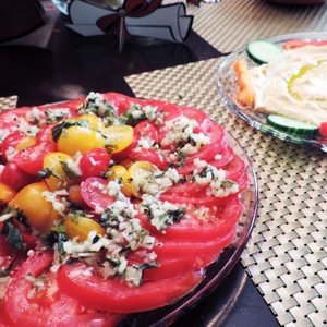 Tomatos with Goat Cheese