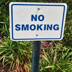 No smoking sign