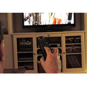 TV watching - man
