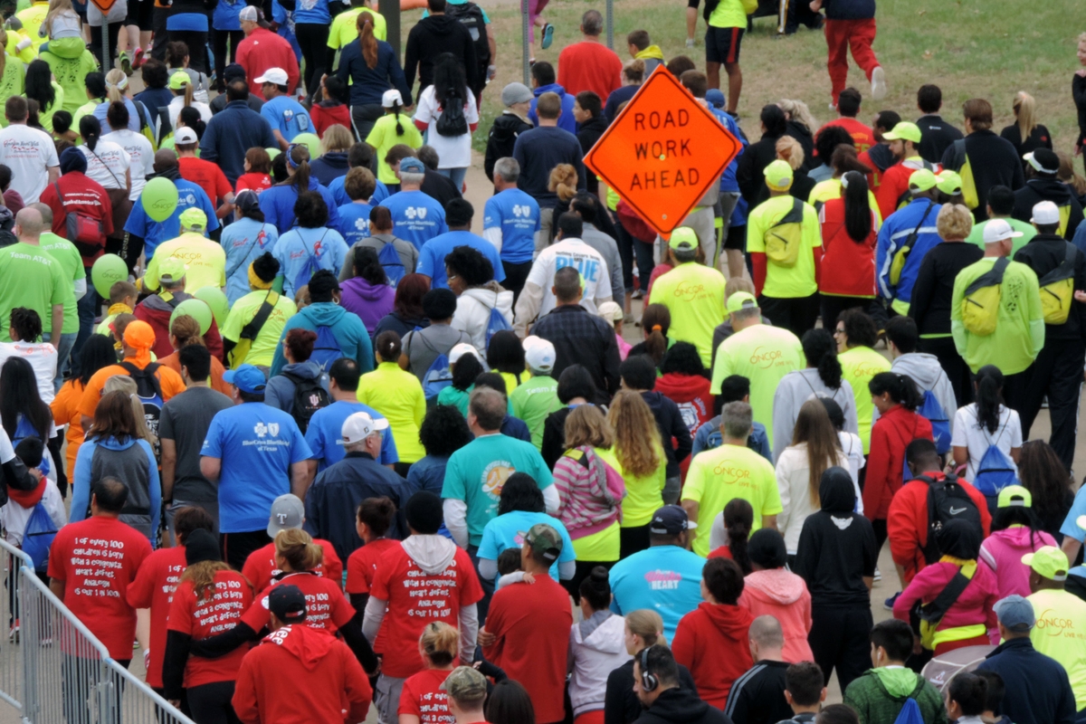 Heart Walk crowds (H)