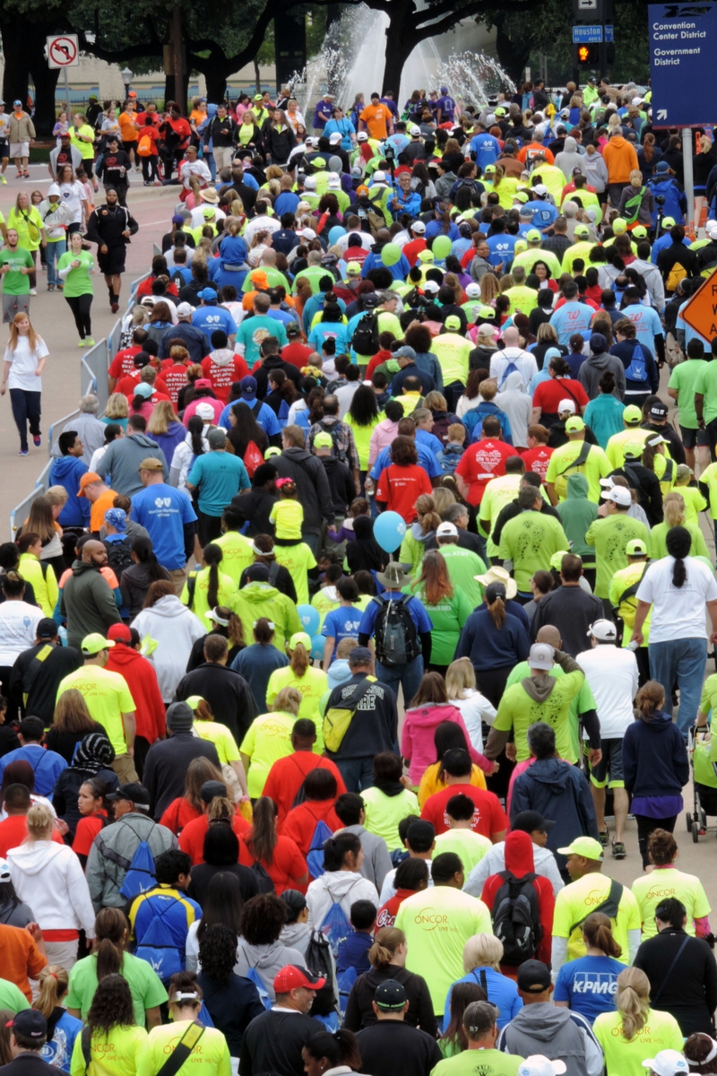 Heart Walk crowds