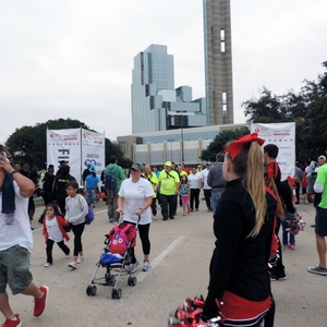 Heart Walk finish line