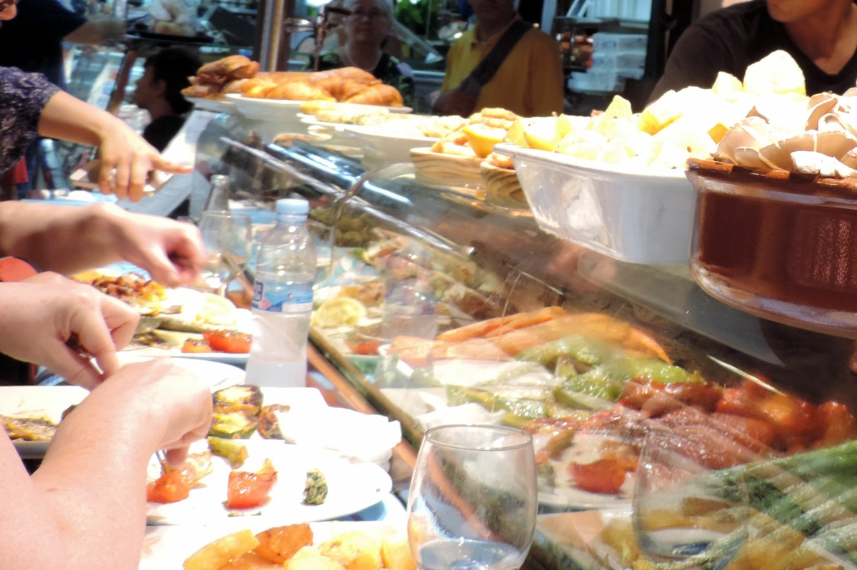 Buffet counter