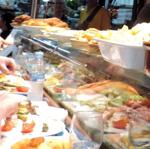 Buffet counter