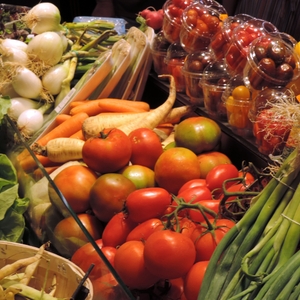 Vegetables at the market