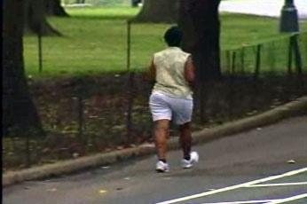 Woman walking - summer