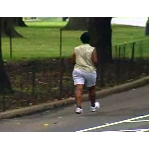 Woman walking - summer
