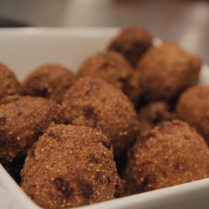 Hushpuppies in a bowl
