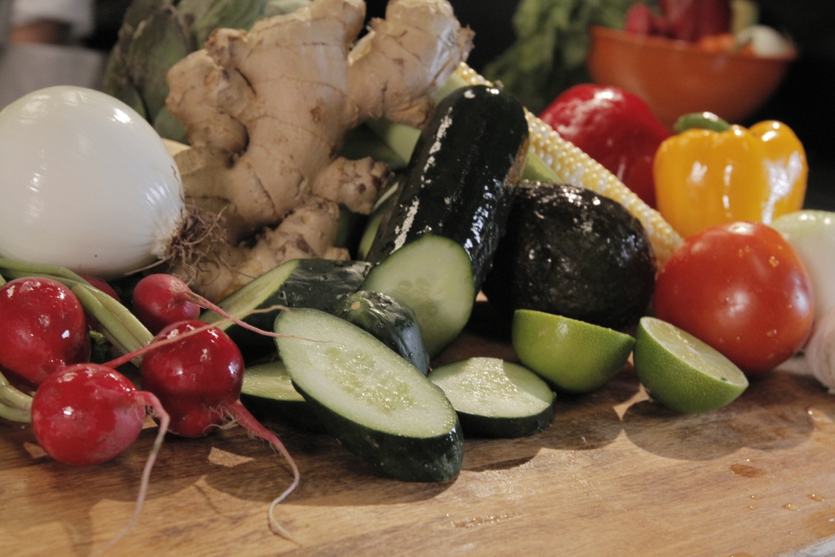 Fresh vegetables close up
