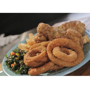 Onion rings - fried dinner 2