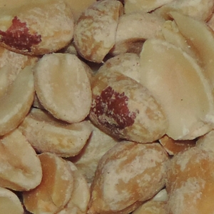 Peanuts unsalted close up