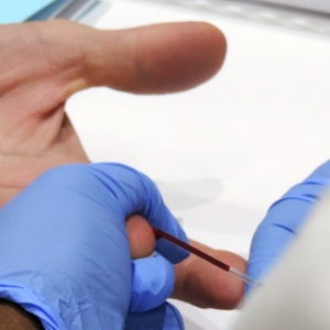 blood draw - woman