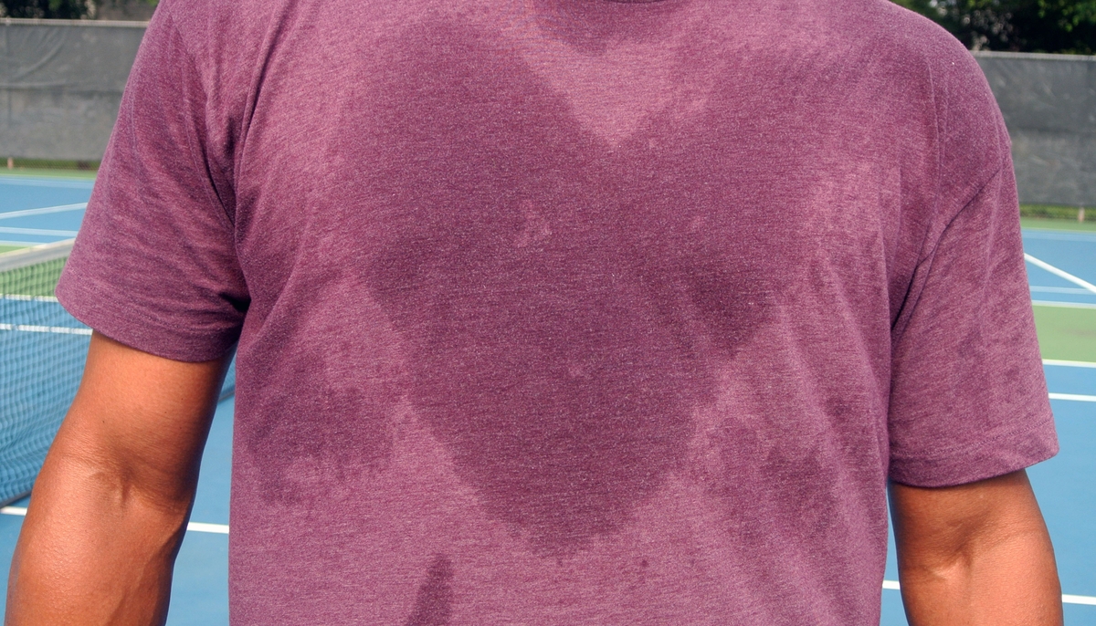 Heart-shaped sweat