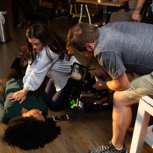 CPR awareness video set - behind the scenes