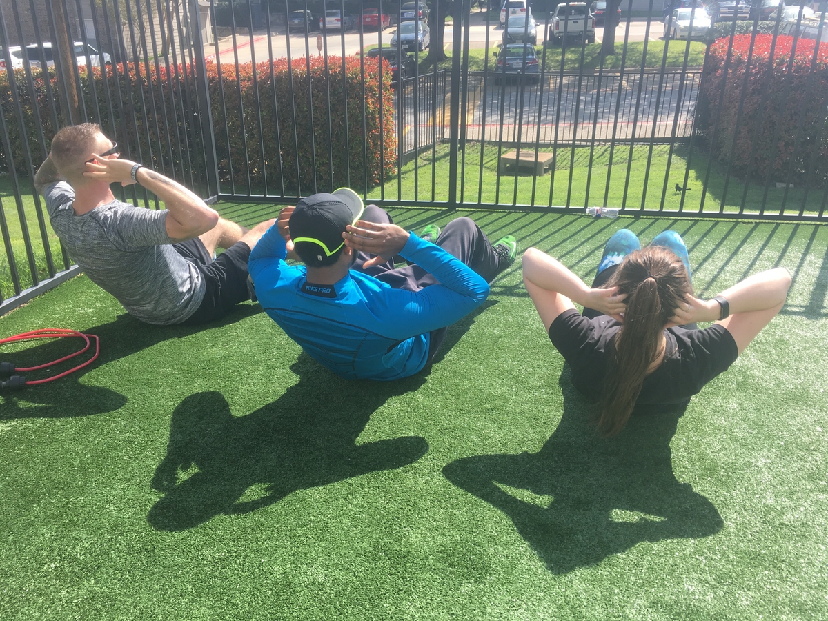Group core exercise