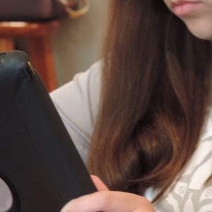 Girl on Tablet