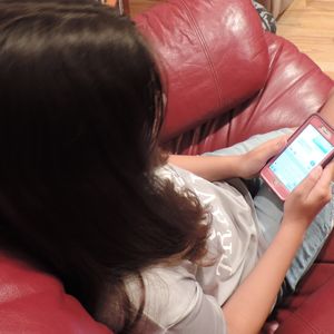 Girl texting