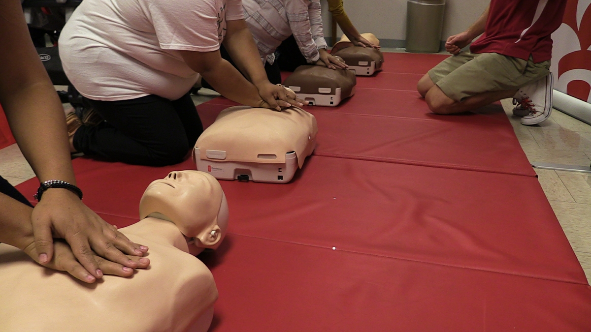 CPR group demonstration