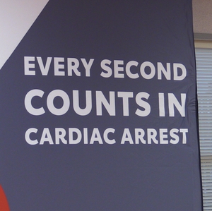 Every second counts banner