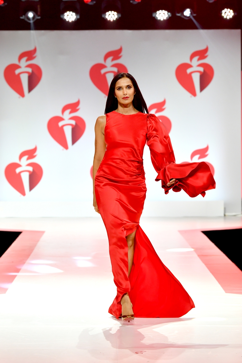 padma lakshmi red dress I first wore this dress on the runway at the Go Red for Women event for The  American Heart Association in 2019  and I've worn it many times since. I  never