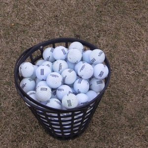 Bucket of golf balls