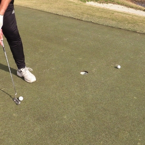 Man putting 2