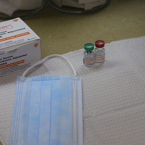 Shingles vaccine vials
