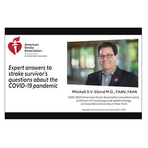 Covid-19-Q-A with stroke expert, Dr. Mitchell Elkind