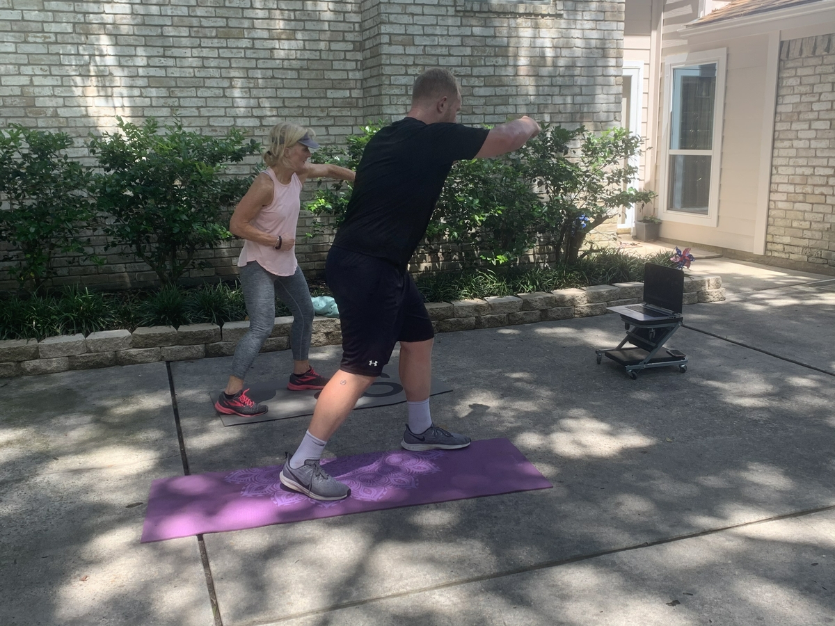 Kickboxing virtual workout