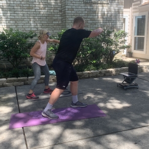 Kickboxing virtual workout
