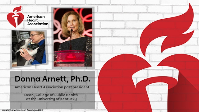 Donna Arnett Ph.D. newly adopted puppy