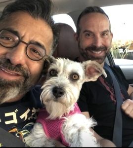 LGBT Couple with dog