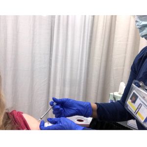 COVID-19 vaccine injection