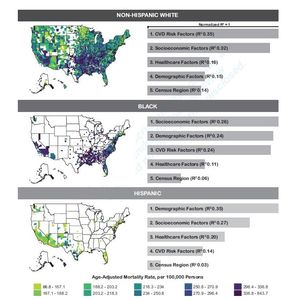 County where people live may predict some cardiovascular death by race, ethnicity