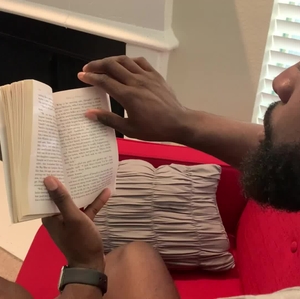 Sedentary time - man reading