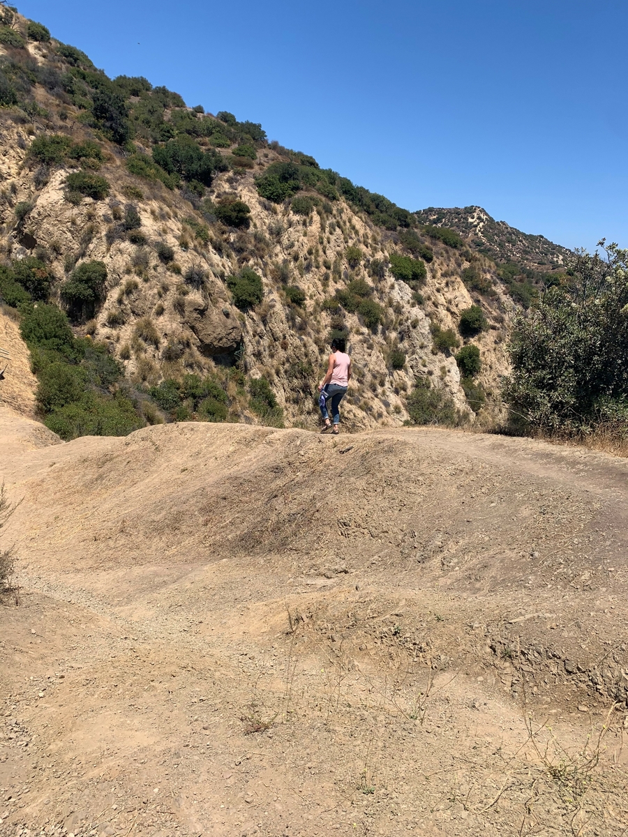 Woman hiking