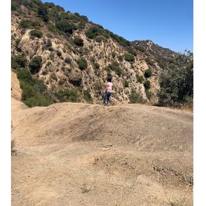 Woman hiking