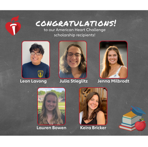 Scholarships awarded to 5 students committed to wellness