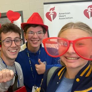 Baton Rouge STEM Goes Red students 1