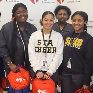 Baton Rouge STEM Goes Red students 3