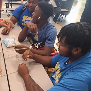 Baton Rouge STEM Goes Red students 5