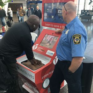 Indy Airport CPR Kiosk